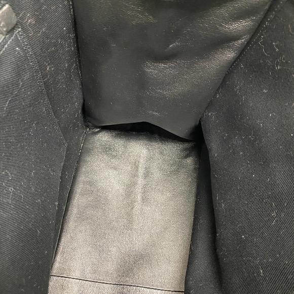 SAINT LAURENT 686266 Rive Gauche Tote Bag Handbag Black - Picture 9 of 15